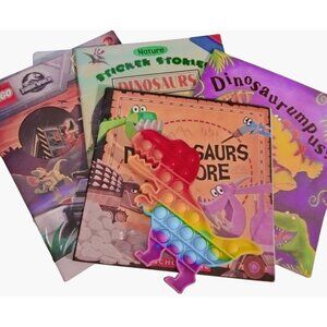 Dinosaur Book Lot  Rainbow Fidget toy